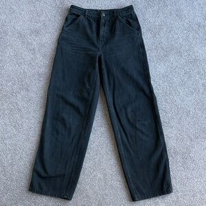 Asos Design Black Wide Leg High-Waisted Jeans